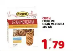 Premium Supermercati Crich frollini gran merenda offerta