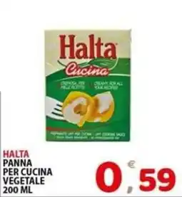 Il Centro Superstore Halta panna per cucina vegetale offerta