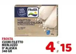 Premium Supermercati Frosta cuori filetto merluzzo d'alaska offerta