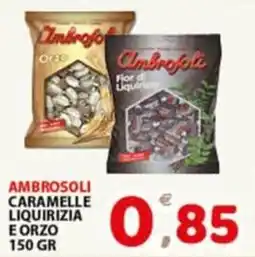 Premium Supermercati Ambrosoli caramelle liquirizia e orzo offerta