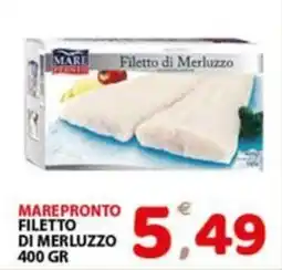 Premium Supermercati Marepronto filetto di merluzzo offerta