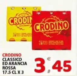 Premium Supermercati Crodino classico ed arancia rossa offerta