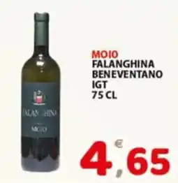 Premium Supermercati Falanghina Beneventano IGT Moio offerta