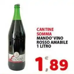 Premium Supermercati Mando'vino rosso amabile offerta