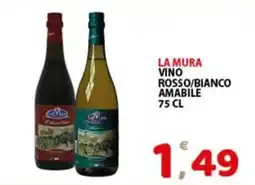 Premium Supermercati La Mura vino rosso/bianco amabile offerta