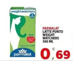 Il Centro Superstore Parmalat latte punto weight watchers offerta