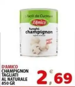 Il Centro Superstore D'Amico funghi champignon offerta
