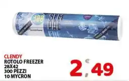 Premium Supermercati Clendy rotolo freezer offerta