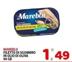 Il Centro Superstore Mareblu filetto di sgombro in olio di oliva offerta