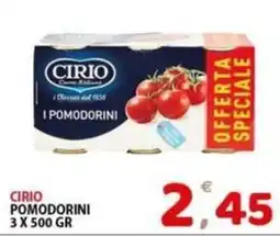 Il Centro Superstore Cirio pomodorini offerta