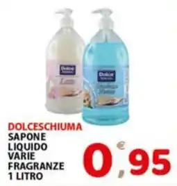 Premium Supermercati Dolceschiuma sapone liquido offerta