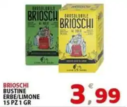 Il Centro Superstore Brioschi bustine erbe/limone offerta
