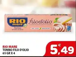 Il Centro Superstore Rio mare Tonno filo d'olio offerta