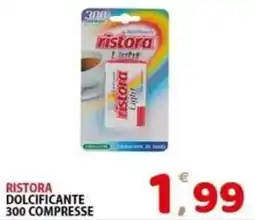 Il Centro Superstore Ristora dolcificante offerta