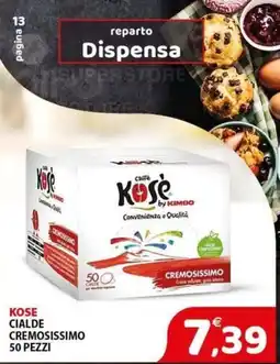 Il Centro Superstore Kose cialde cremosissimo offerta