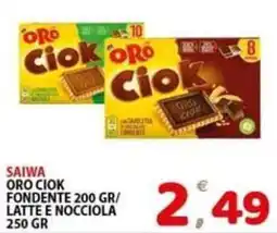 Il Centro Superstore Oro Ciok fondente offerta