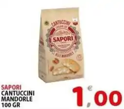 Il Centro Superstore Sapori cantuccini mandorle offerta