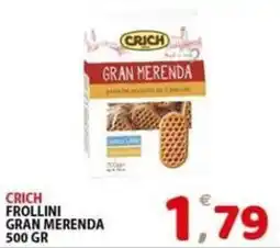 Il Centro Superstore Crich frollini gran merenda offerta