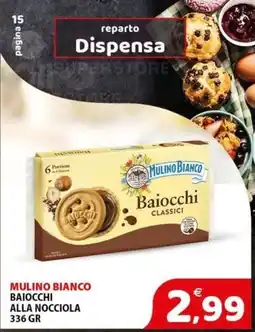 Il Centro Superstore Mulino Bianco Baiocchi alla nocciola offerta