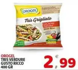 Il Centro Superstore Orogel tris verdure gusto ricco offerta