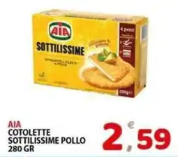 Il Centro Superstore AIA Cotolette sottilissime pollo offerta