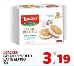 Il Centro Superstore Loacker gelato biscotto latte alpino offerta