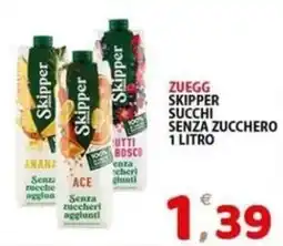 Il Centro Superstore Zuegg Skipper succhi senza zucchero offerta