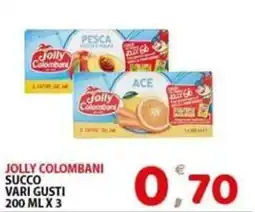 Il Centro Superstore Jolly Colombani succo vari gusti offerta