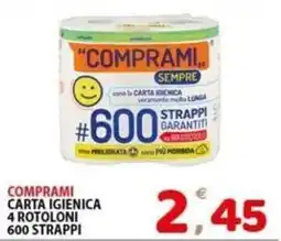 Il Centro Superstore Comprami carta igienica offerta