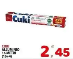 Il Centro Superstore Cuki alluminio offerta