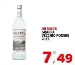 Il Centro Superstore Dilmoor grappa vecchio podere offerta