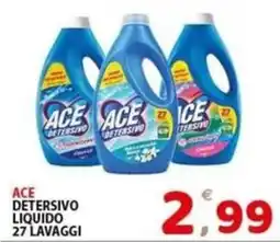 Il Centro Superstore Ace Detersivo Liquido offerta