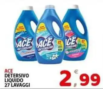 Il Centro Superstore Ace Detersivo Liquido offerta