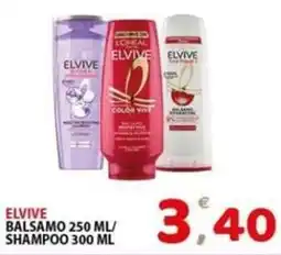 Il Centro Superstore Elvive balsamo shampoo offerta