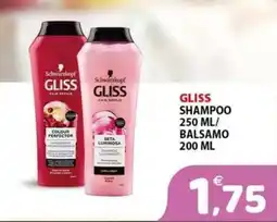 Il Centro Superstore Gliss shampoo e balsamo offerta