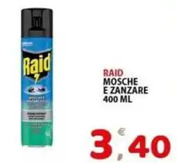 Il Centro Superstore Raid mosche e zanzare offerta