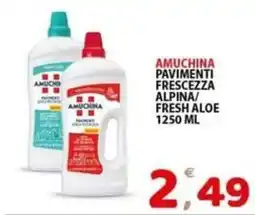 Il Centro Superstore Amuchina pavimenti freschezza alpina/fresh aloe offerta