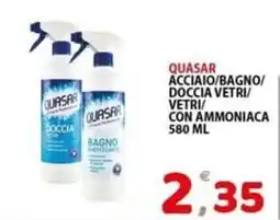 Il Centro Superstore Quasar acciaio/bagno/ doccia vetri/ vetri/ con ammoniaca offerta