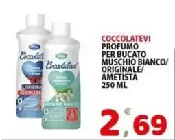 Il Centro Superstore Coccolatevi profumo per bucato muschio bianco offerta