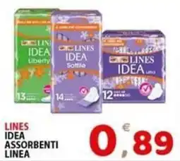 Il Centro Superstore Lines Idea assorbenti linea offerta