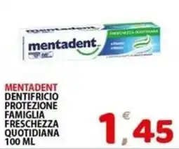Il Centro Superstore Mentadent dentifricio protezione famiglia freschezza quotidiana offerta