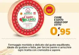 Mio Market Cuore e Gusto Asiago DOP offerta