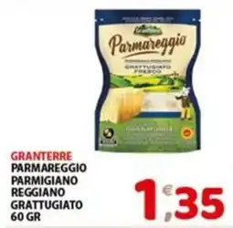 Mio Market Granterre Parmareggio Parmigiano Reggiano Grattugiato offerta