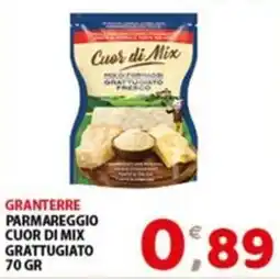 Mio Market Granterre Parmareggio Cuor di Mix Grattugiato offerta