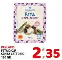 Mio Market Pavlakis feta d.o.p. senza lattosio offerta