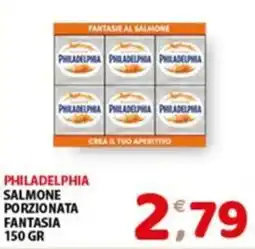 Mio Market Philadelphia salmone porzionata fantasia offerta