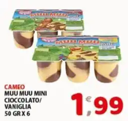 Mio Market Cameo muu muu mini cioccolato vaniglia offerta