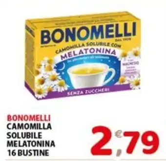 Mio Market Bonomelli camomilla solubile melatonina offerta