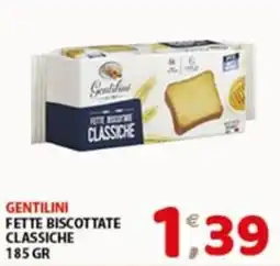 Mio Market Gentilini fette biscottate classiche offerta
