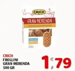 Mio Market Crich frollini gran merenda offerta